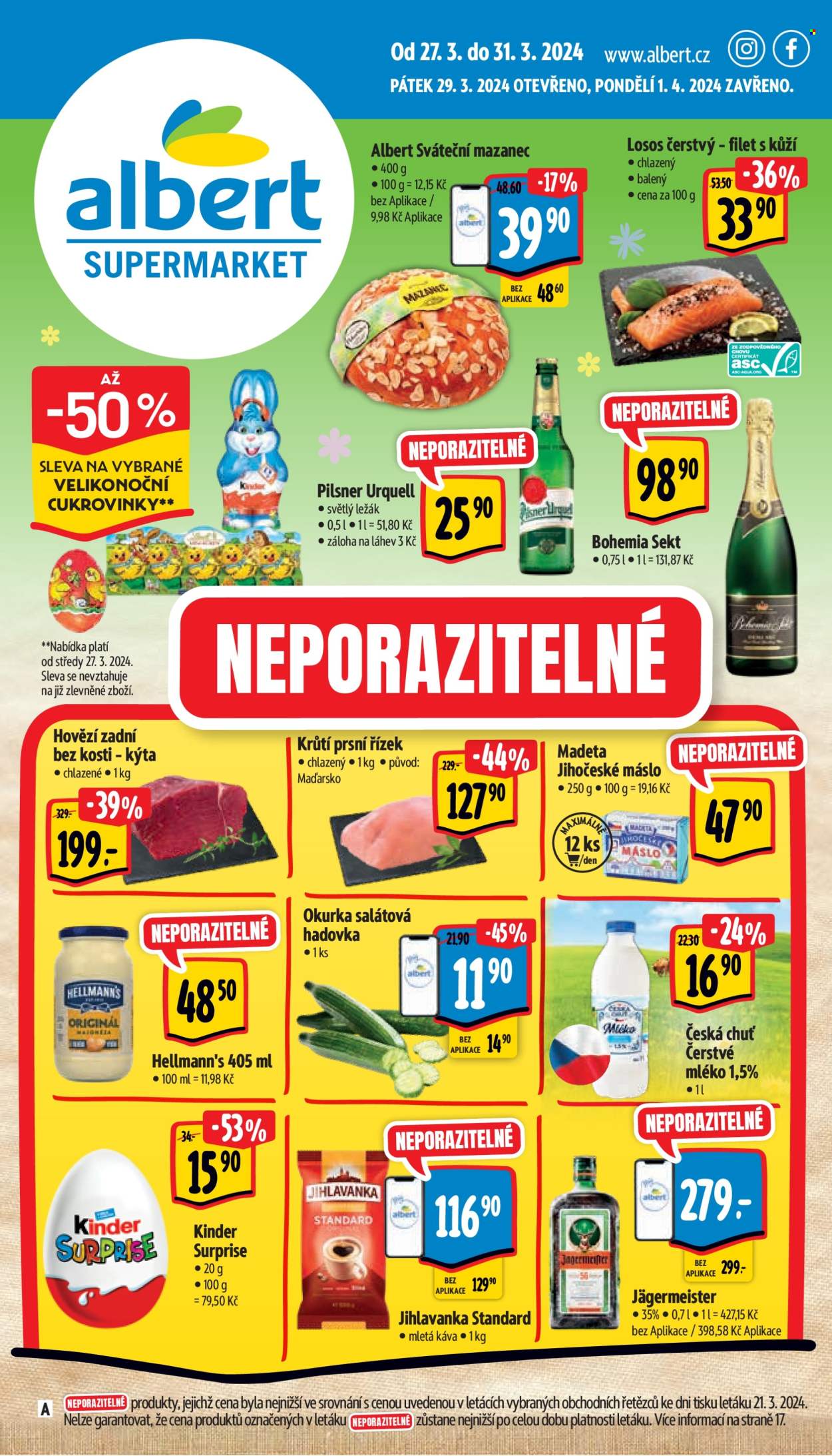 Leták Albert Supermarket - 27. 3. 2024 - 31. 3. 2024. 