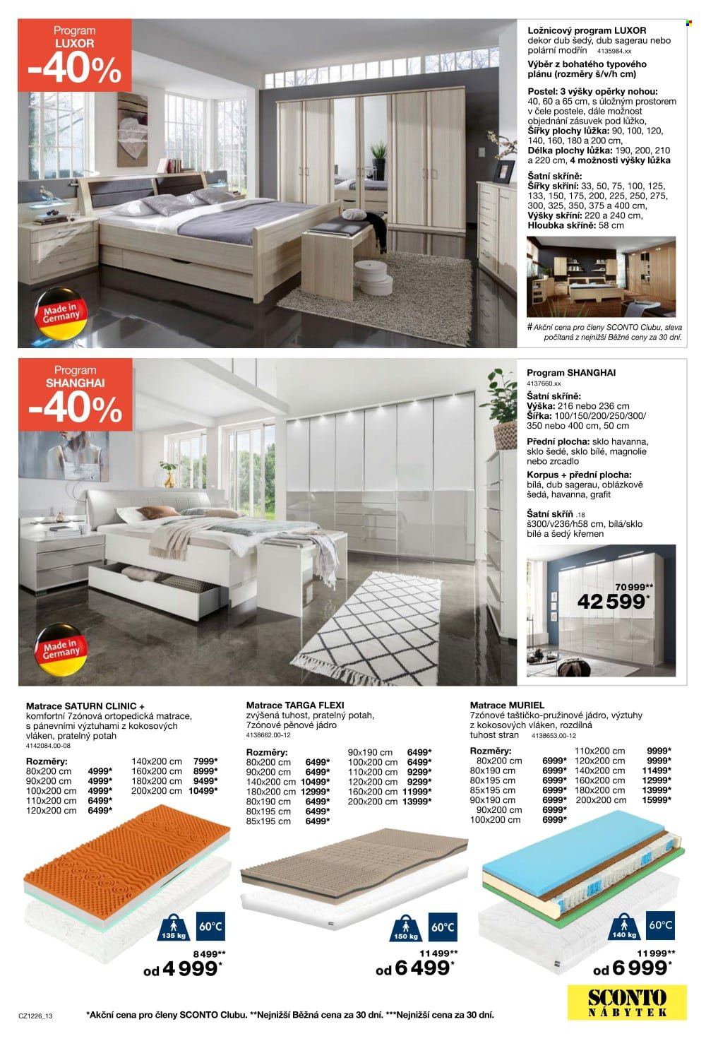 Leták SCONTO NÁBYTEK - 23. 9. 2026 - 13. 10. 2026. Strana 13