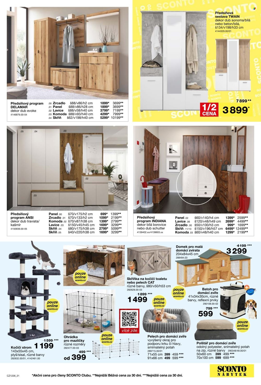Leták SCONTO NÁBYTEK - 23. 9. 2026 - 13. 10. 2026. Strana 21