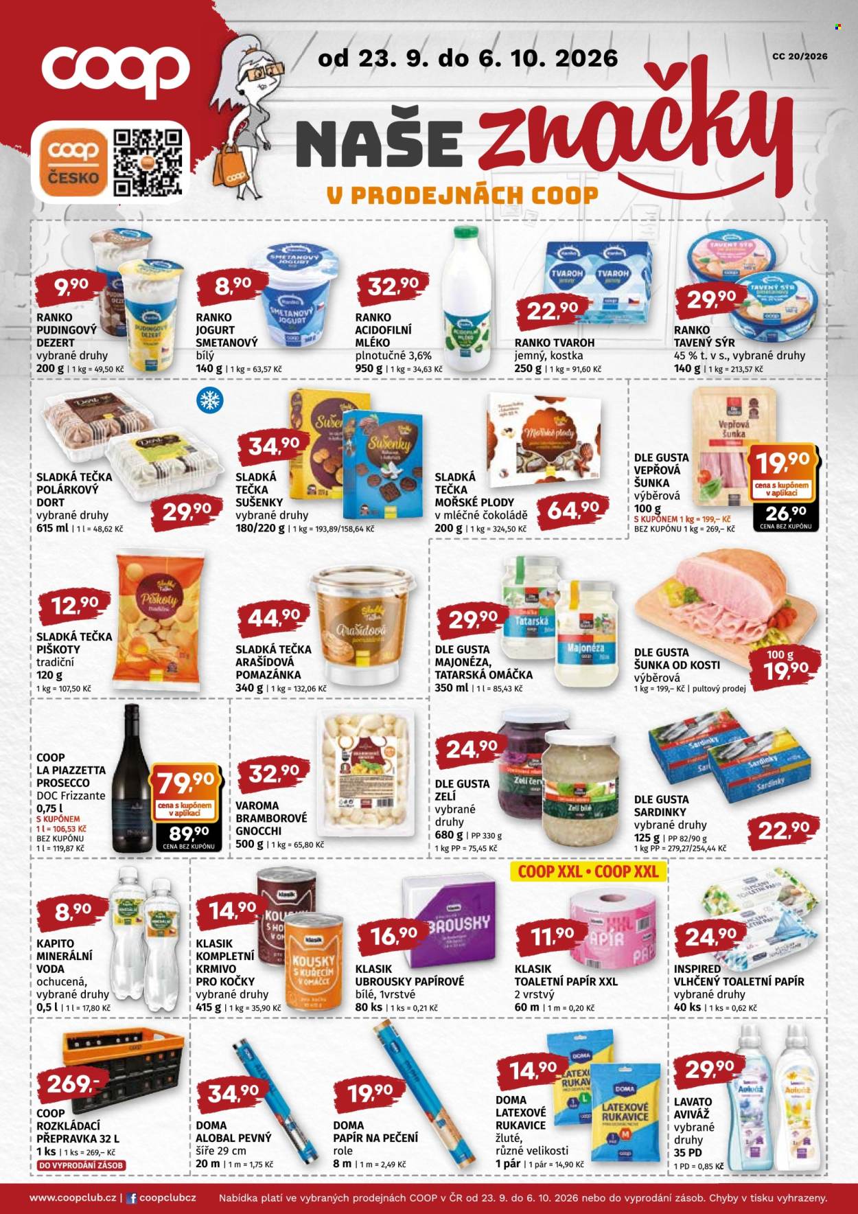 Leták coop JEDNOTA - 23. 9. 2026 - 6. 10. 2026. Strana 4