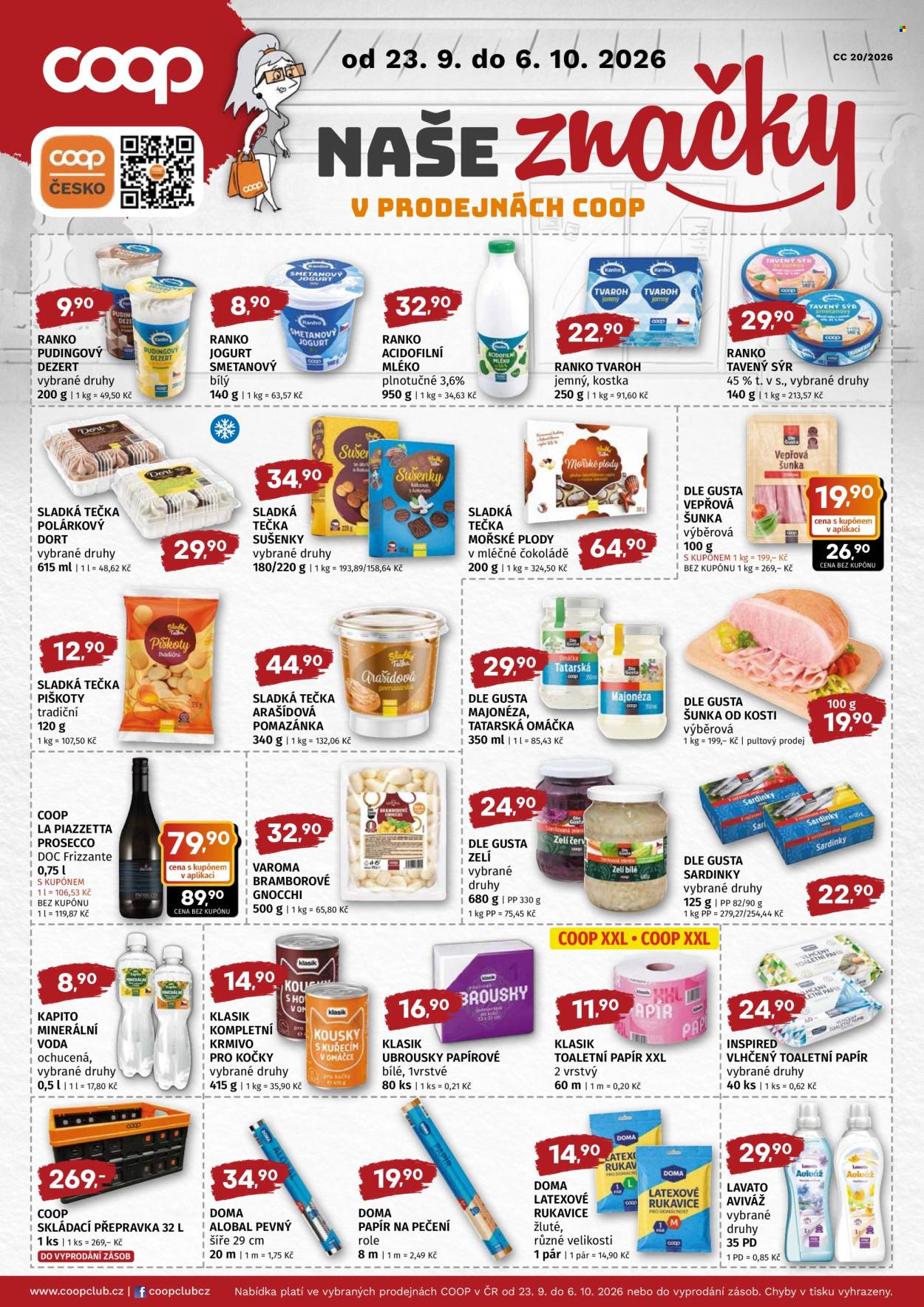 Leták coop JEDNOTA - 23. 9. 2026 - 6. 10. 2026. Strana 2