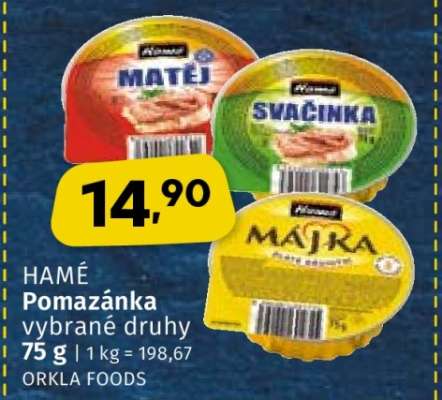 HAMÉ POMAZÁNKA