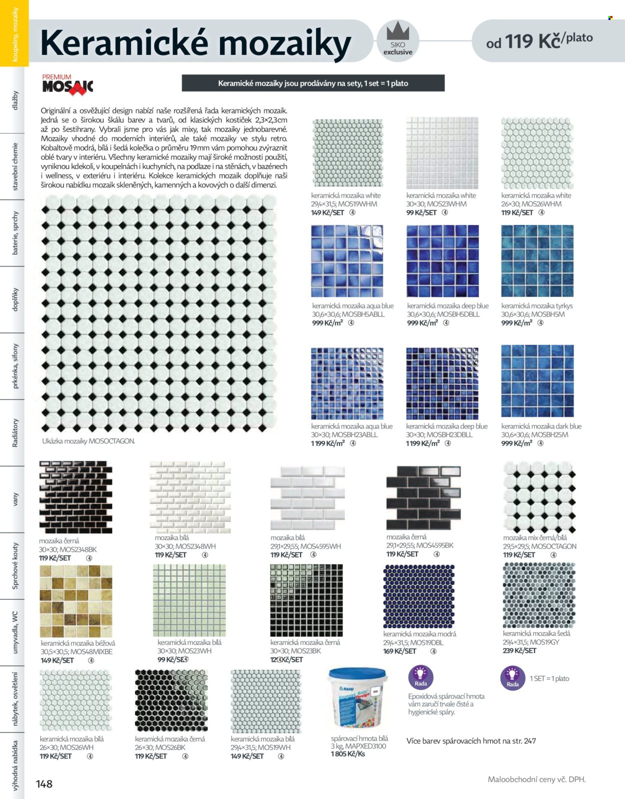 Leták SIKO KOUPELNY. Strana 148
