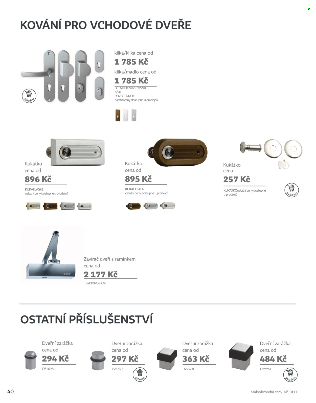 Leták SIKO KOUPELNY. Strana 40