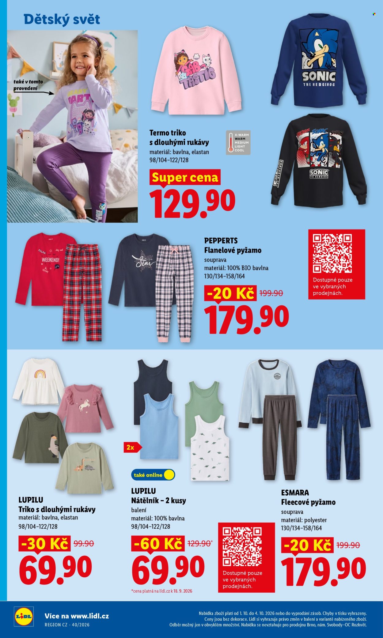 Leták Lidl - 1. 10. 2026 - 4. 10. 2026. Strana 48