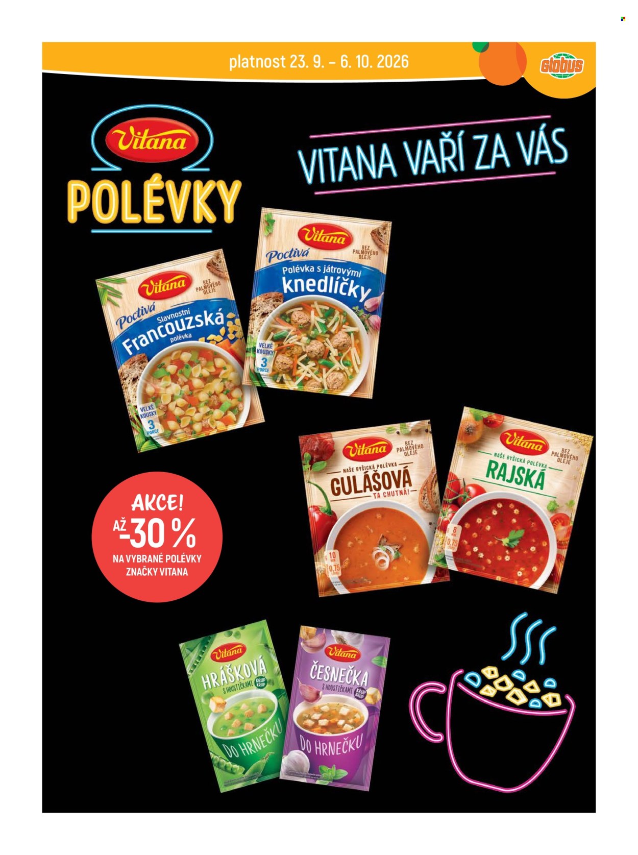 Leták Globus - 30. 9. 2026 - 6. 10. 2026. Strana 30