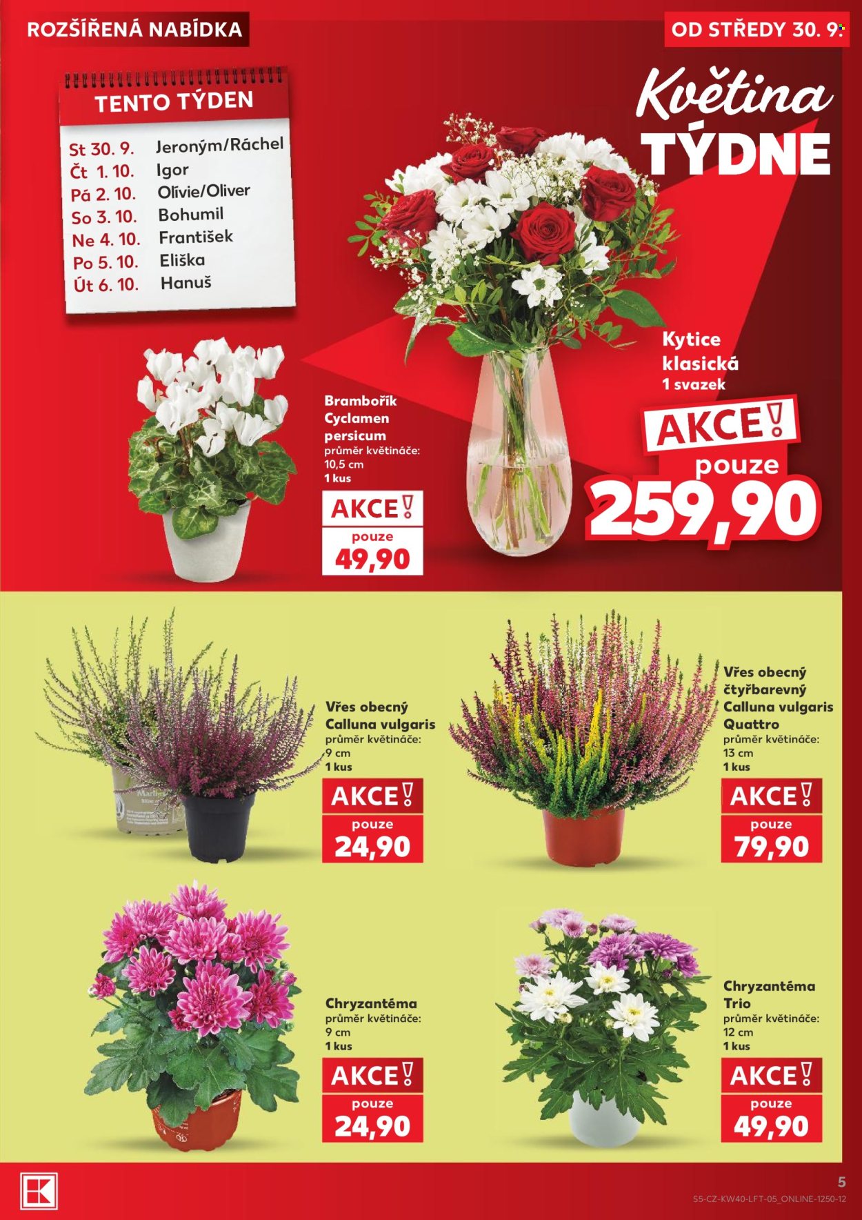 Leták Kaufland - 30. 9. 2026 - 6. 10. 2026. Strana 5