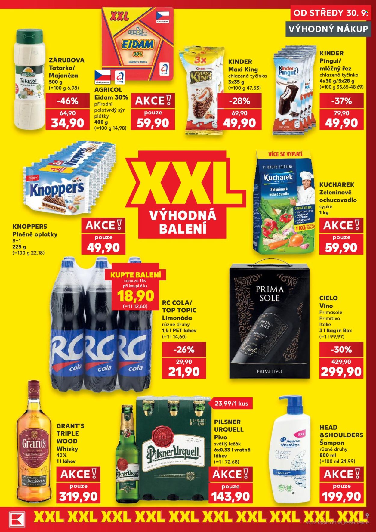 Leták Kaufland - 30. 9. 2026 - 6. 10. 2026. Strana 9