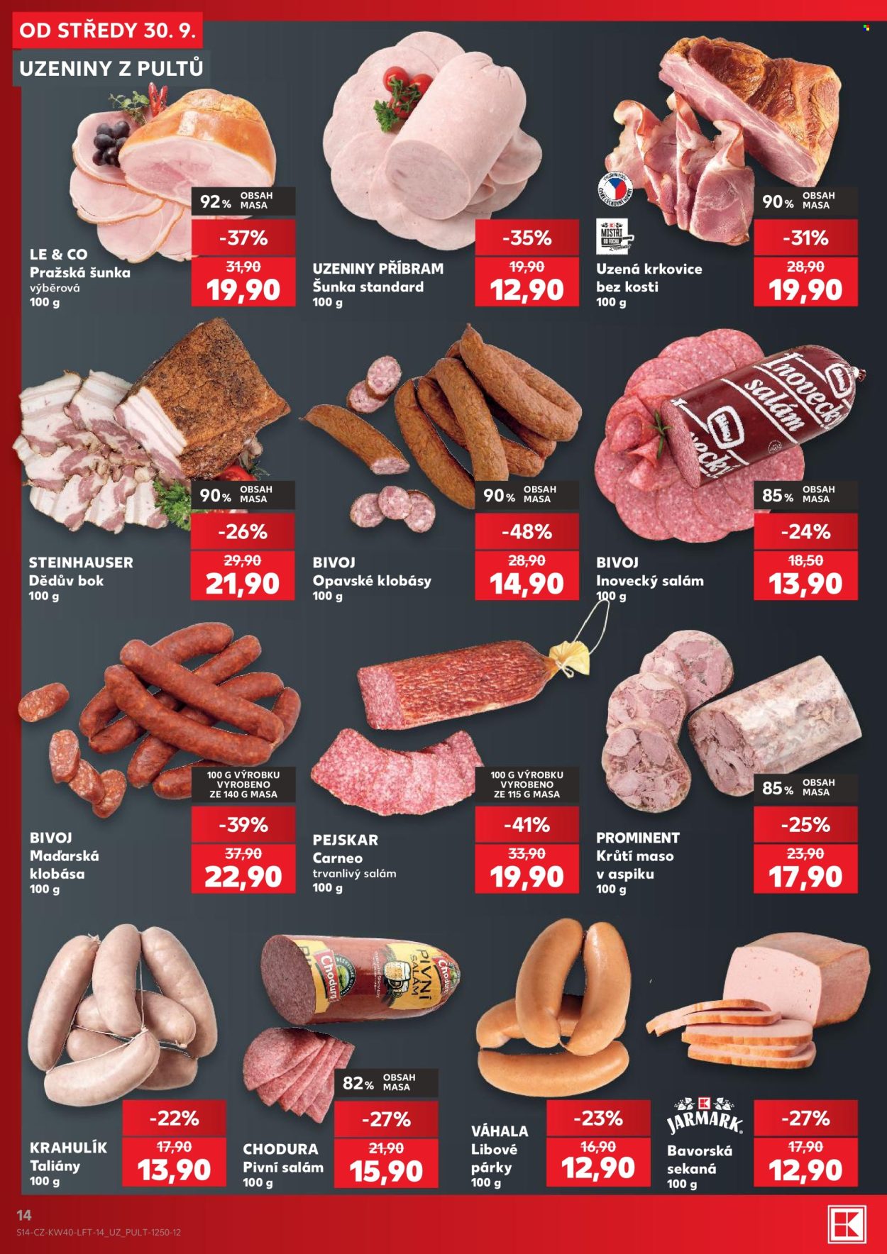 Leták Kaufland - 30. 9. 2026 - 6. 10. 2026. Strana 14