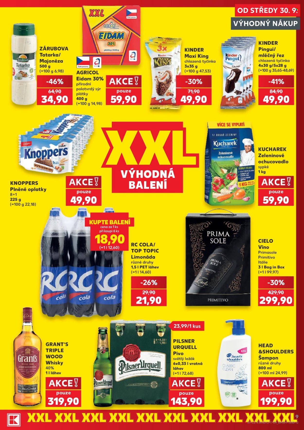 Leták Kaufland - 30. 9. 2026 - 6. 10. 2026. Strana 9