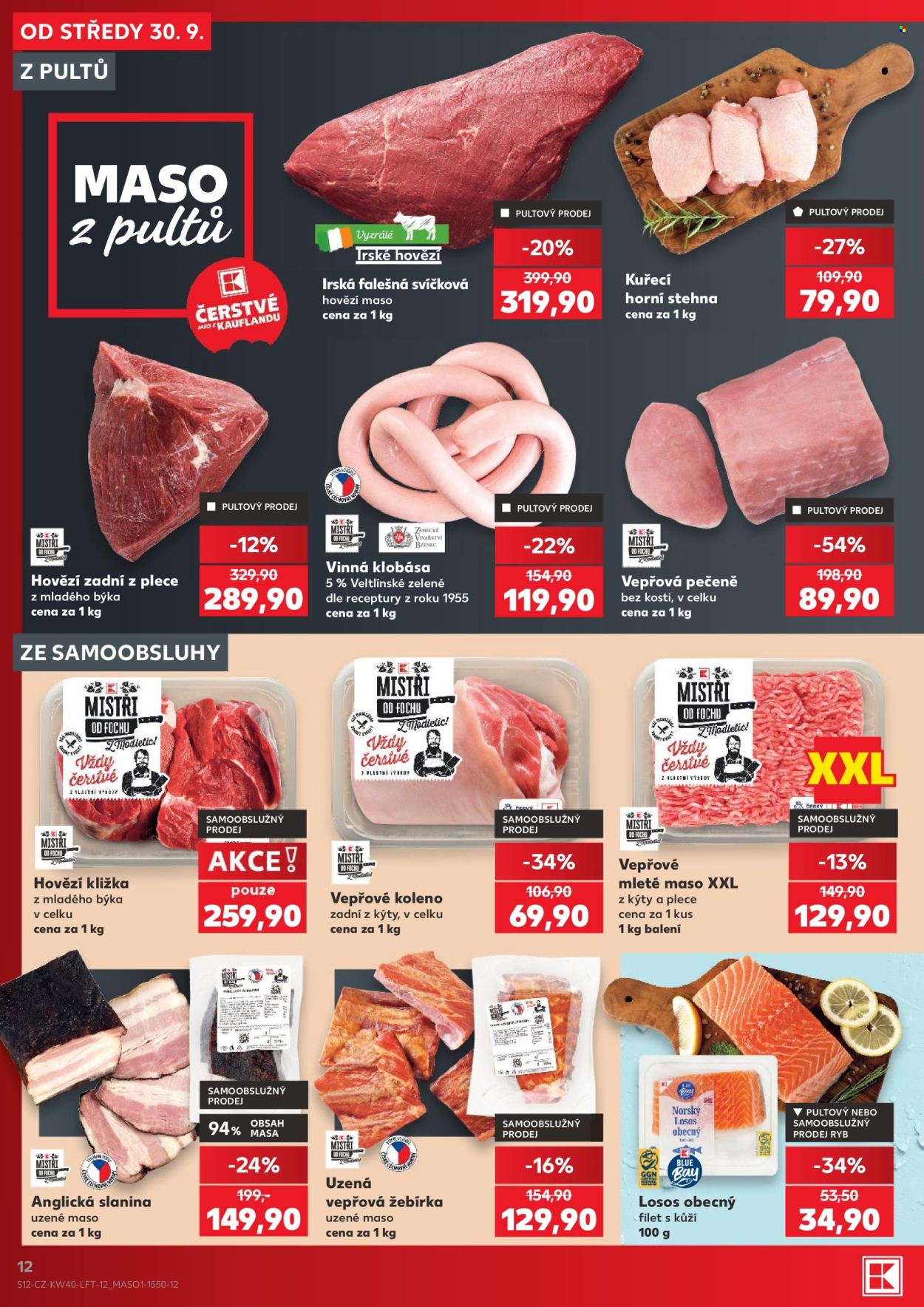 Leták Kaufland - 30. 9. 2026 - 6. 10. 2026. Strana 12