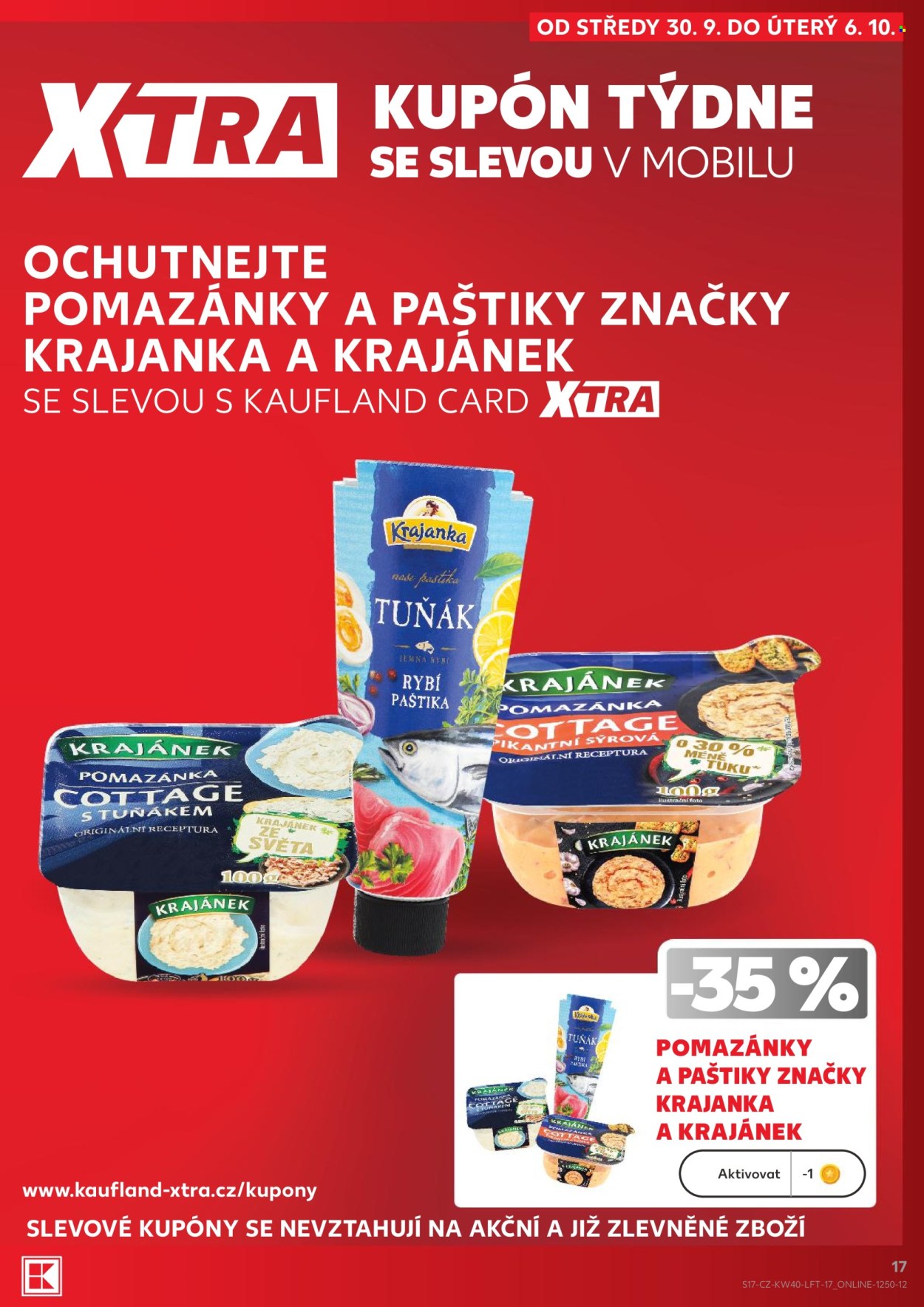 Leták Kaufland - 30. 9. 2026 - 6. 10. 2026. Strana 17