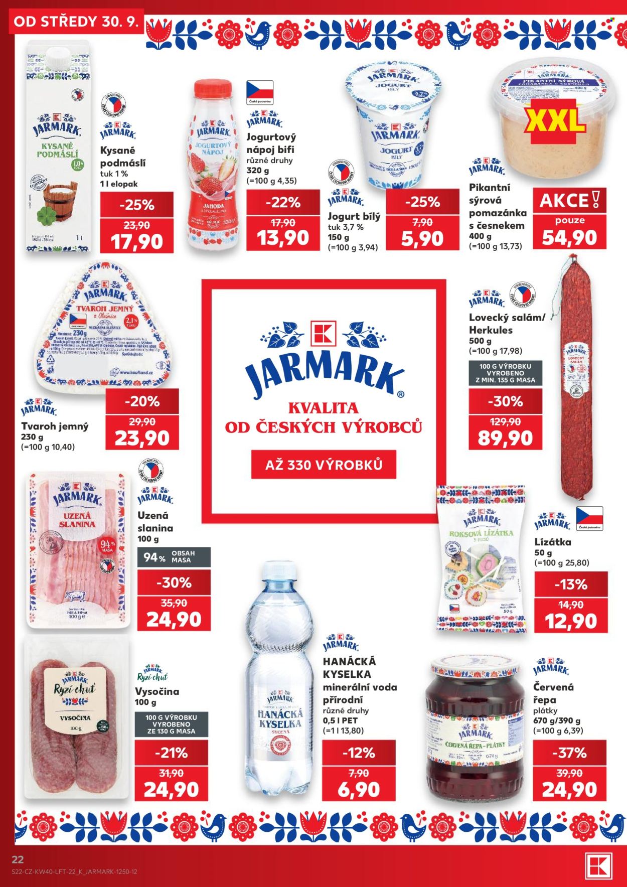Leták Kaufland - 30. 9. 2026 - 6. 10. 2026. Strana 22