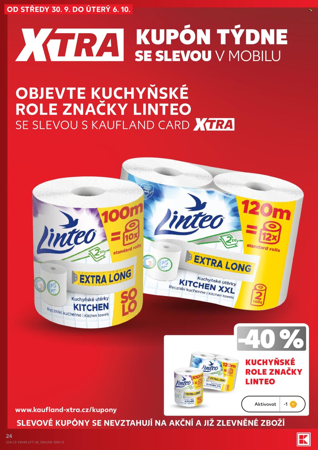 Leták Kaufland - 30. 9. 2026 - 6. 10. 2026. Strana 24