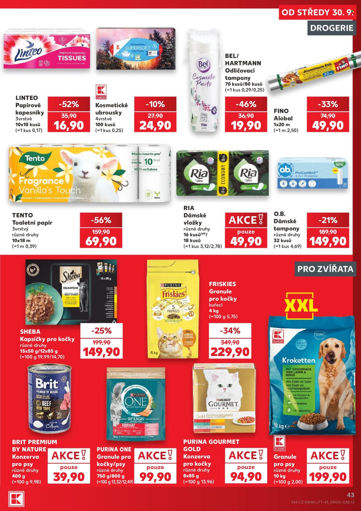 Leták Kaufland - 30. 9. 2026 - 6. 10. 2026. Strana 43