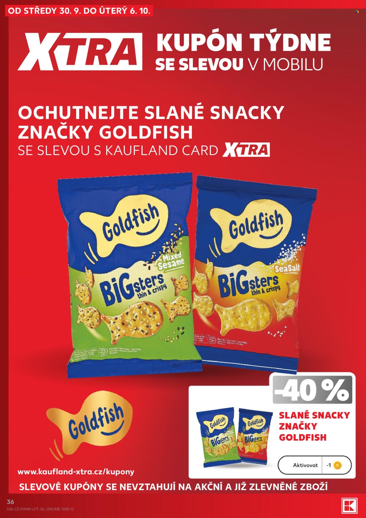 Leták Kaufland - 30. 9. 2026 - 6. 10. 2026. Strana 36