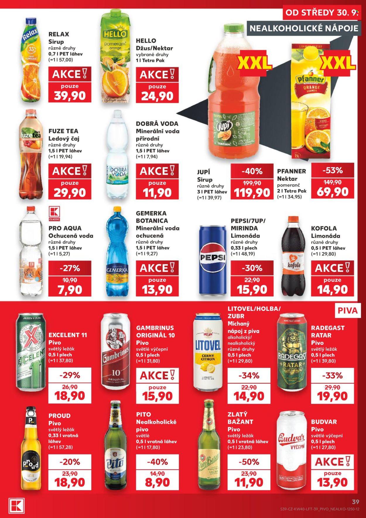 Leták Kaufland - 30. 9. 2026 - 6. 10. 2026. Strana 39