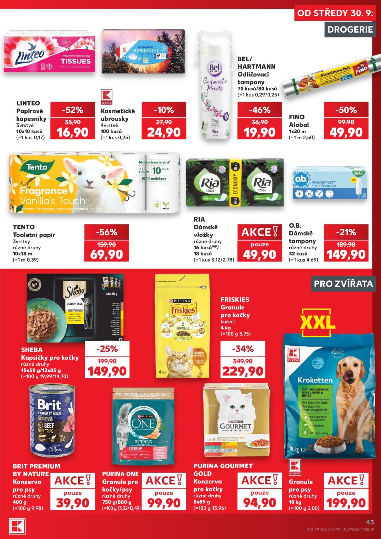 Leták Kaufland - 30. 9. 2026 - 6. 10. 2026. Strana 43