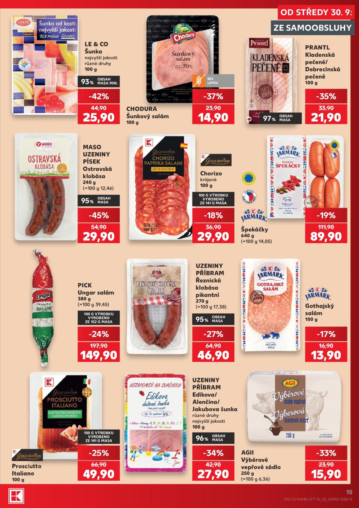 Leták Kaufland - 30. 9. 2026 - 6. 10. 2026. Strana 15