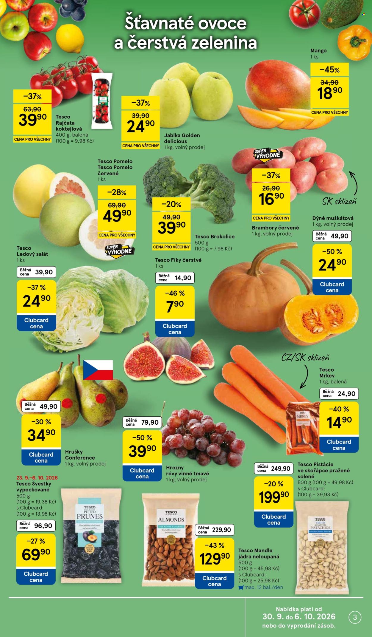 Leták TESCO - 30. 9. 2026 - 6. 10. 2026. Strana 3