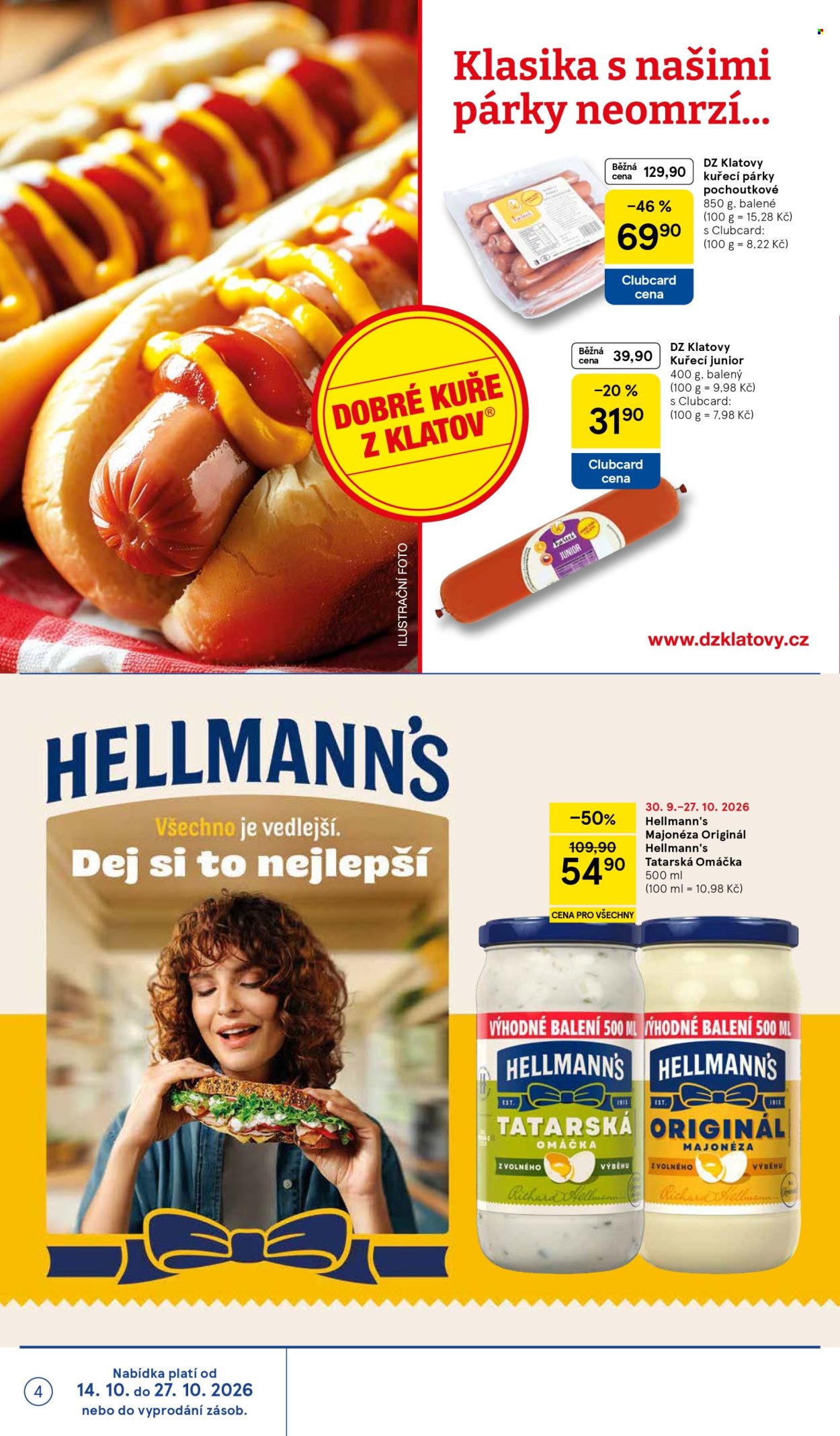 Leták TESCO hypermarket - 30. 9. 2026 - 27. 10. 2026. Strana 4