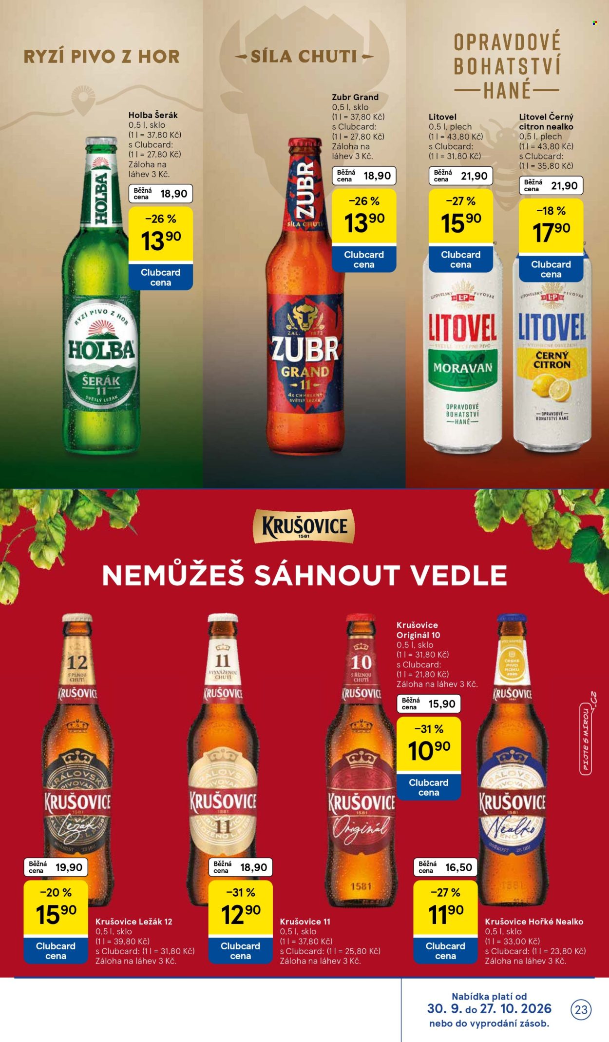 Leták TESCO hypermarket - 30. 9. 2026 - 27. 10. 2026. Strana 23