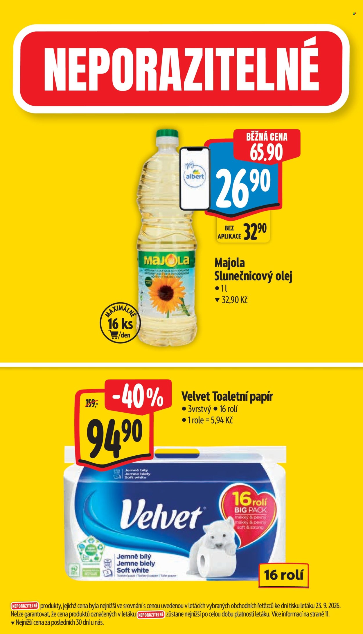 Leták Albert Hypermarket - 30. 9. 2026 - 6. 10. 2026. Strana 4