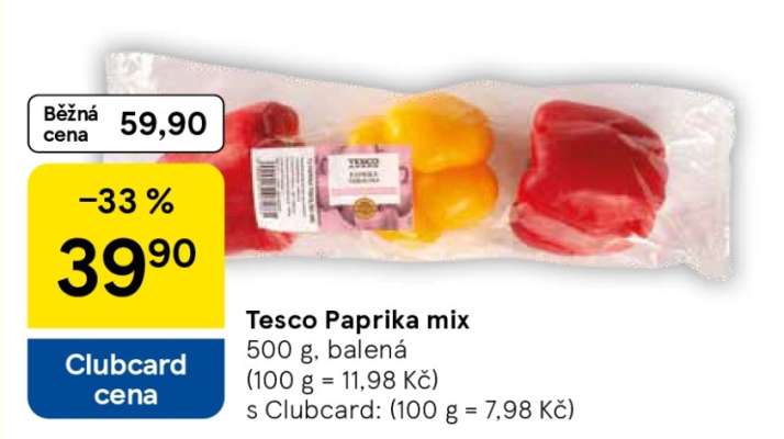 Tesco Paprika mix