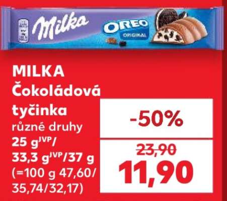 MILKA Čokoládová tyčinka