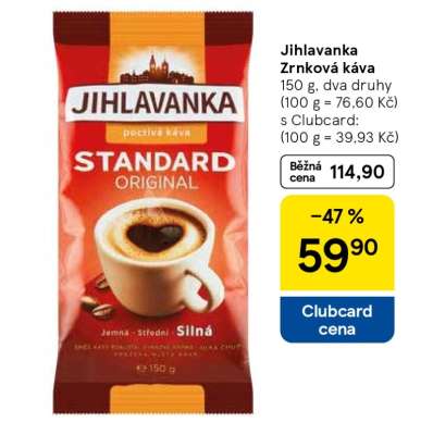 JIHLAVANKA Zrnková káva
