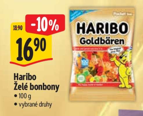 HARIBO Želé bonbóny