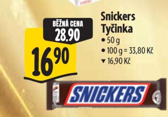Snickers Tyčinka