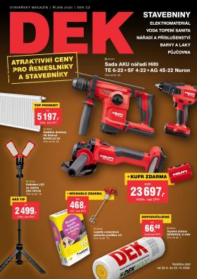 DEK - Atraktivní ceny pro řemeslníky a stavebníky