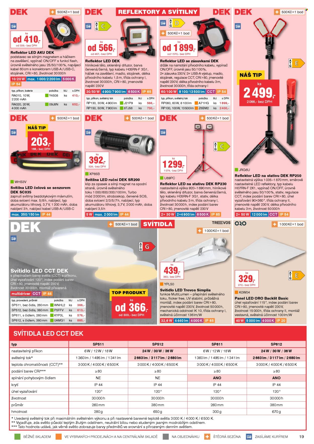 Leták DEK - 29. 9. 2026 - 25. 10. 2026. Strana 19