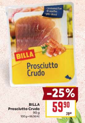 BILLA Prosciutto Crudo