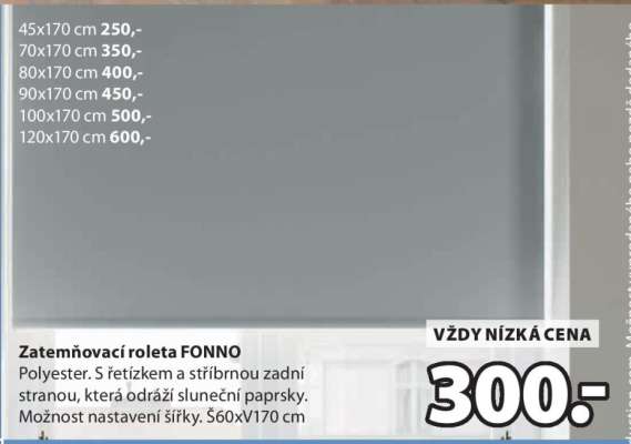 Zatemňovací roleta FONNO