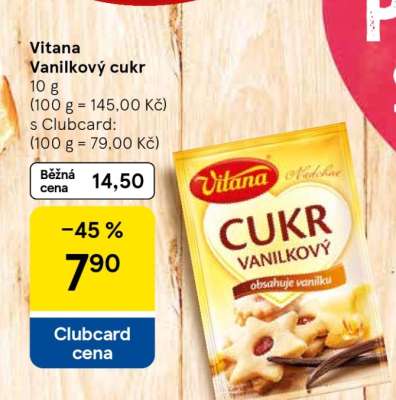 Vitana Vanilkový cukr