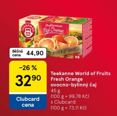 Teekanne World of Fruits Fresh Orange ovocno-bylinný čaj