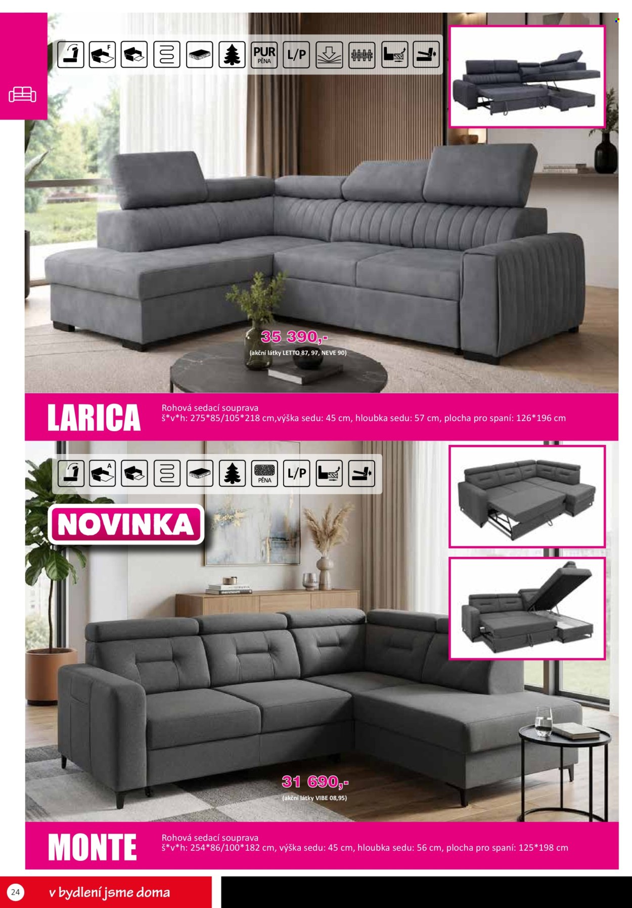 Leták Nábytek Jamall. Strana 24