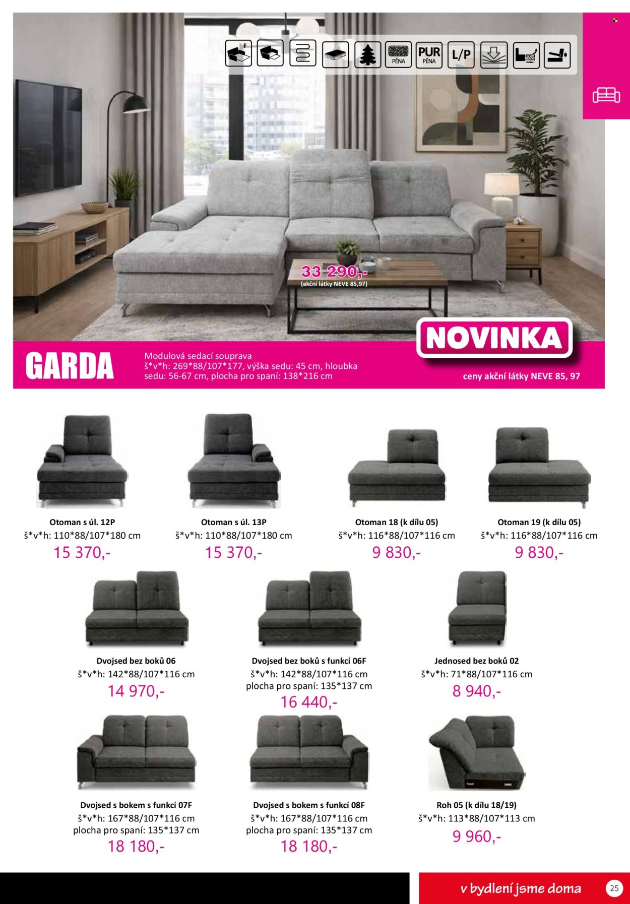 Leták Nábytek Jamall. Strana 25