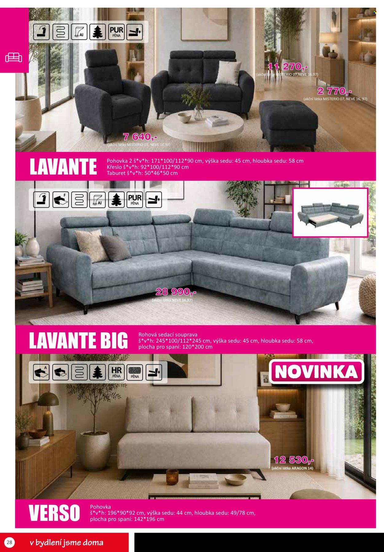 Leták Nábytek Jamall. Strana 28