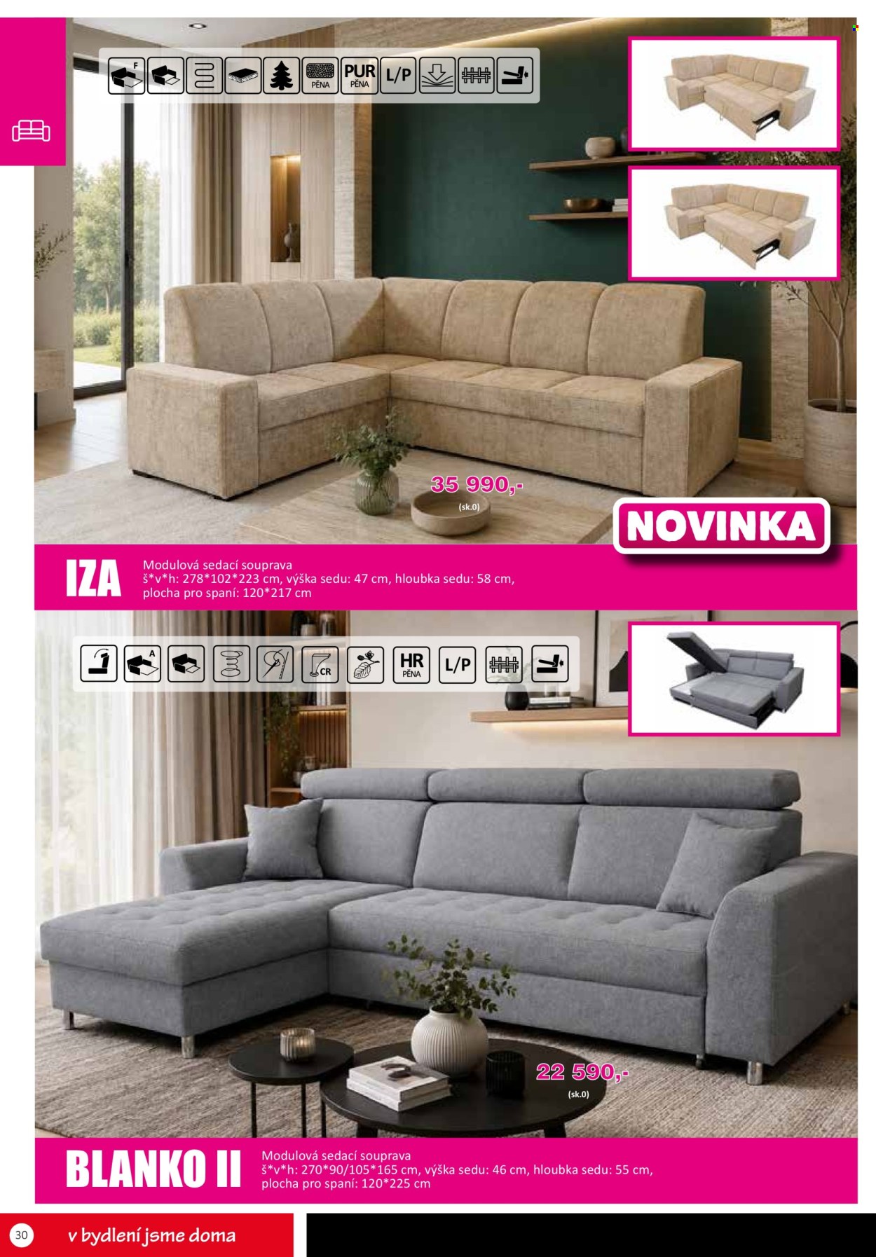 Leták Nábytek Jamall. Strana 30