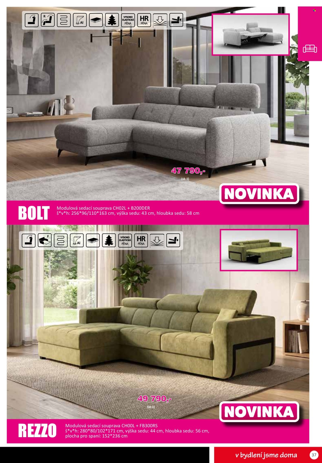 Leták Nábytek Jamall. Strana 37