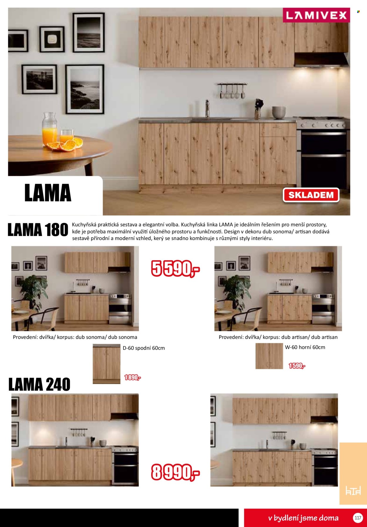 Leták Nábytek Jamall. Strana 117