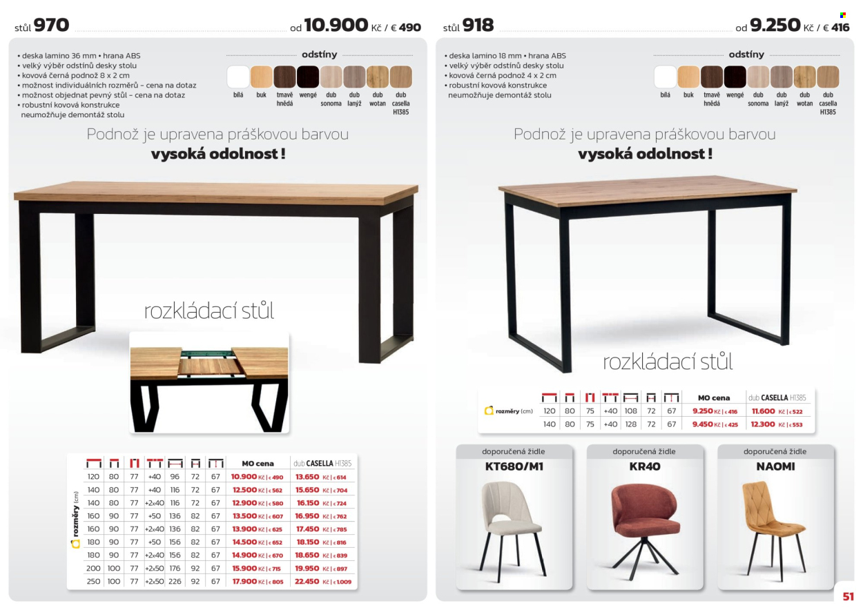 Leták Nábytek Jamall. Strana 51