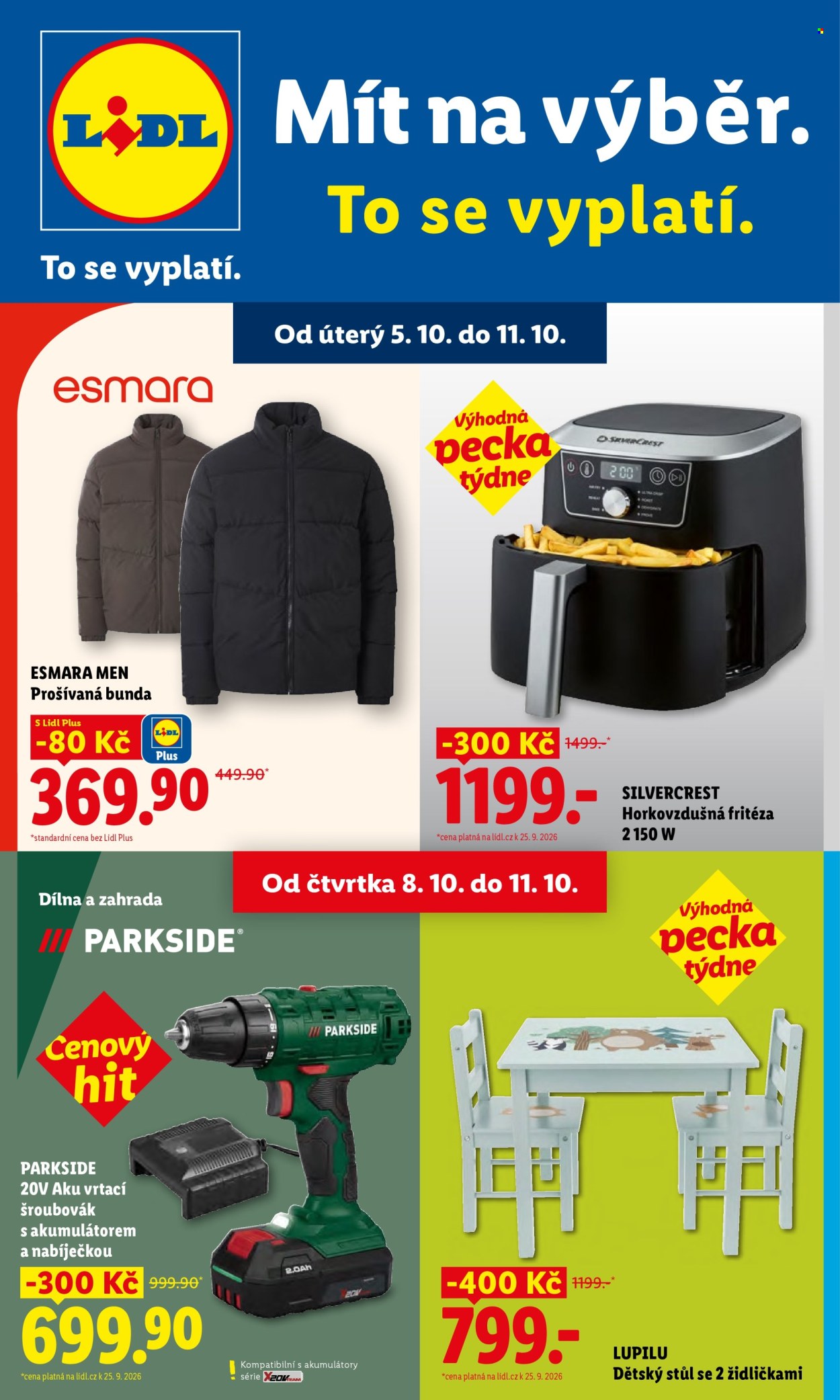 Leták Lidl - 5. 10. 2026 - 11. 10. 2026. Strana 1