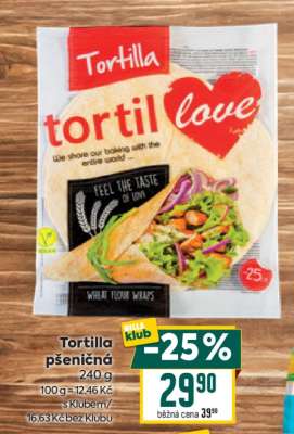 Tortilla pšeničná