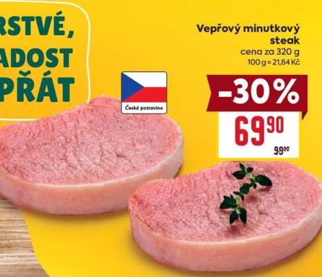Vepřový minutkový steak