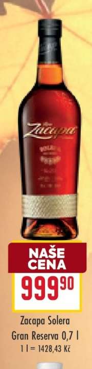 Zacapa Solera Gran Reserva 0,7 l