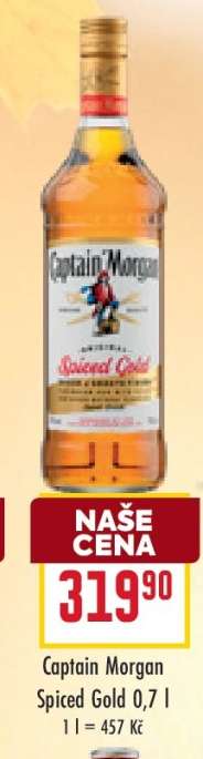 Captain Morgan Spiced Gold 0,7 l
